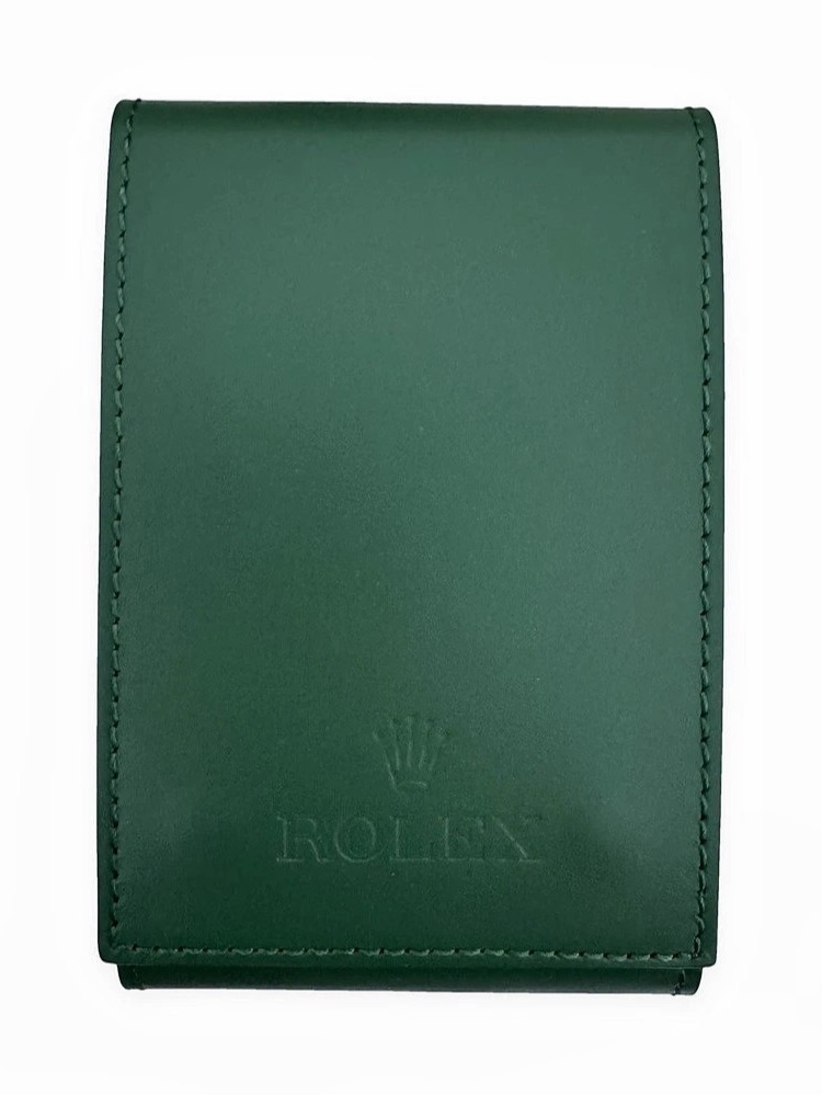 Rolex Green Leather Watch Travel Pouch New In Box